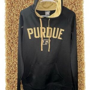Purdue University black/gold hoodie Size S #college #NCAA